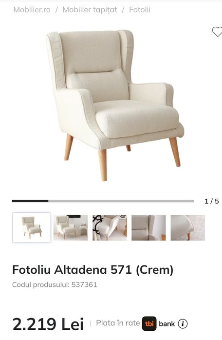 Fotoliu nou  de vanzare