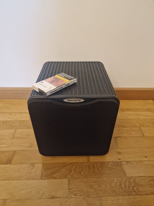 SUPER Subwoofer Velodyne Acoustics MicroVee 1000W rms, difuzor de 6,5 inch Long Throw, incinta inchisa (sealed)