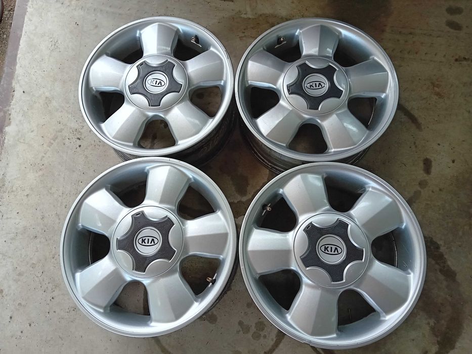 4бр.джанти алуминиеви за Kia 5х1143:16-ки,6,5J16,et45