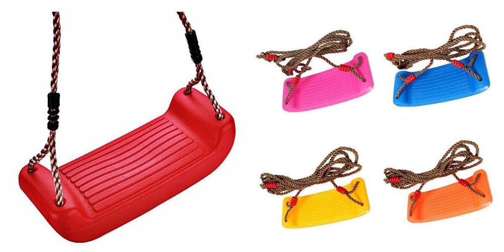 Седалка за люлка права ПВЦ АС2016 включени въжета 10 мм 37*16.5*8.5 см