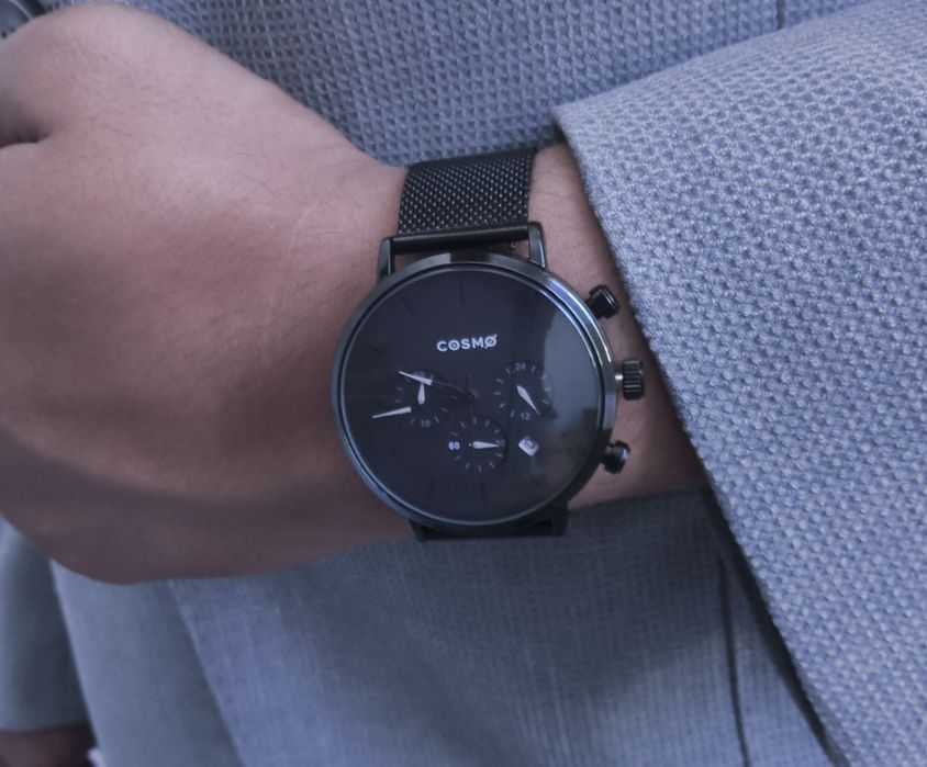 Кварцевые COSMO Apollo Black сталь