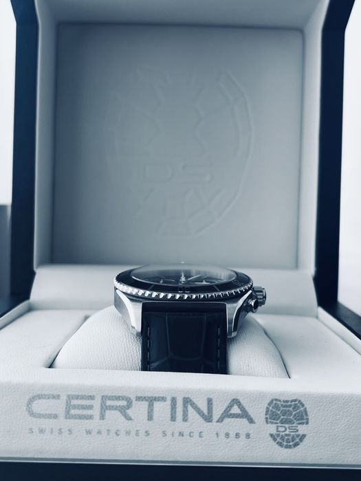 Ceas Certina DS First Ceramic Chronograph | Quartz de Top 27 Jewels | Safir, 200m