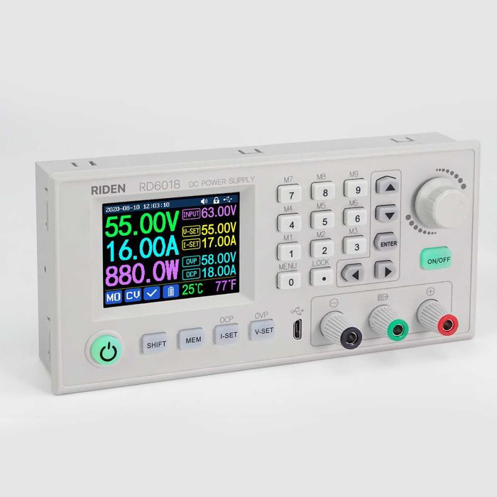 Лабораторный блок питания 50В, 18А