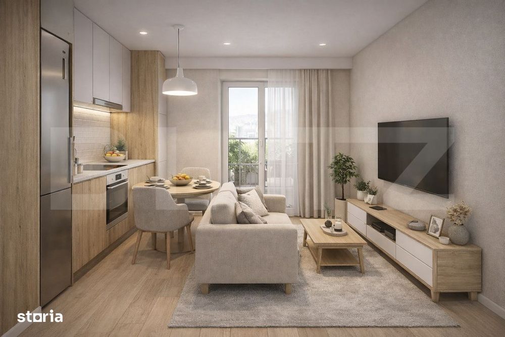 Apartament cu 2 camere de vanzare | Etajul 1 | Bloc nou – Calea Mold