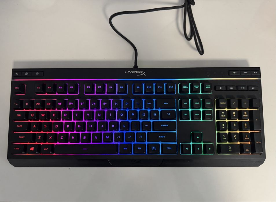 Tastatura Gaming HyperX Alloy Core RGB, USB, Layout US, negru