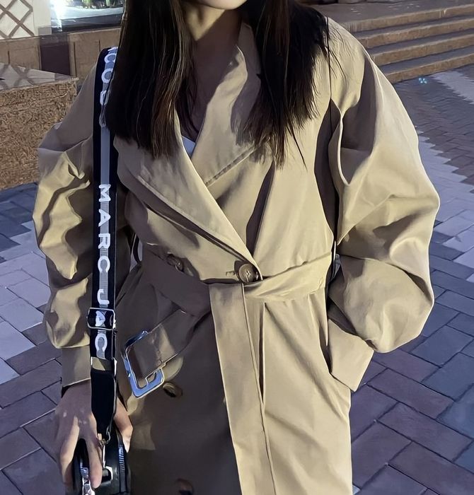 тренч осенний беж