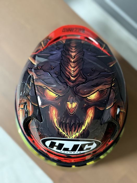 Casca moto Hjc Rpha 12 Diablo Blizzard