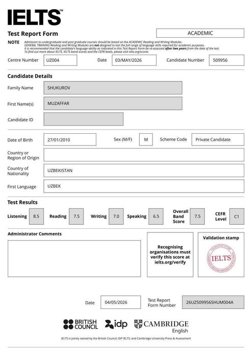 Ingliz tili/CEFR, Multilevel/IELTS ga tayyor