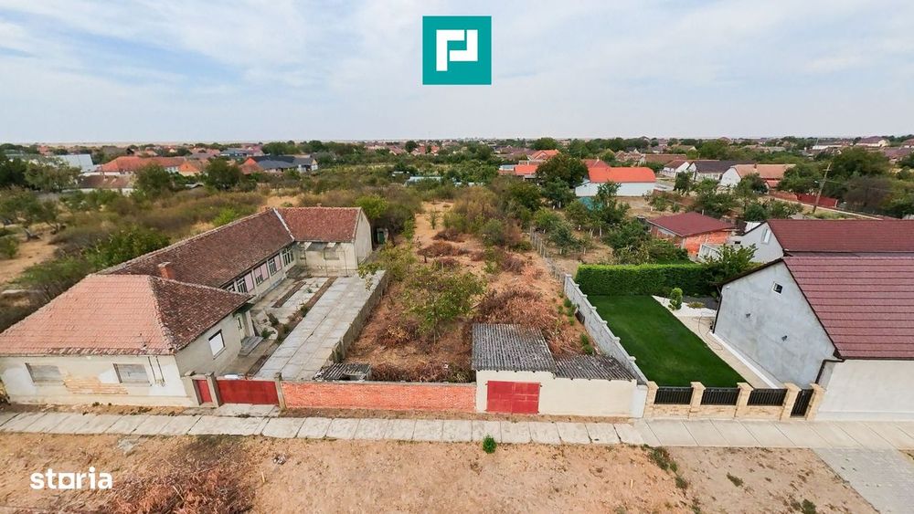 Casă cu potențial și teren 1.440 mp  - Sântana