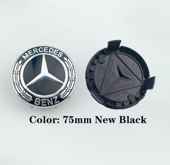 Set 4 Capace jante Mercedes - Benz 75mm Capace Jante Aliaj