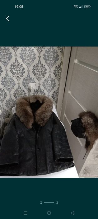 Продам натуральную кожу шуба (дубленка)