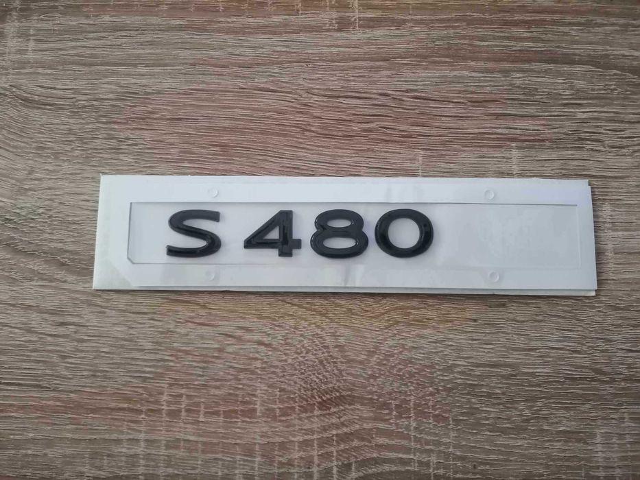 черен надпис нов стил Mercedes Benz S 480 W223