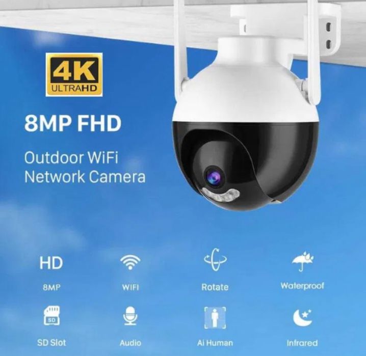 Куполна WIFI камера за видеонаблюдение