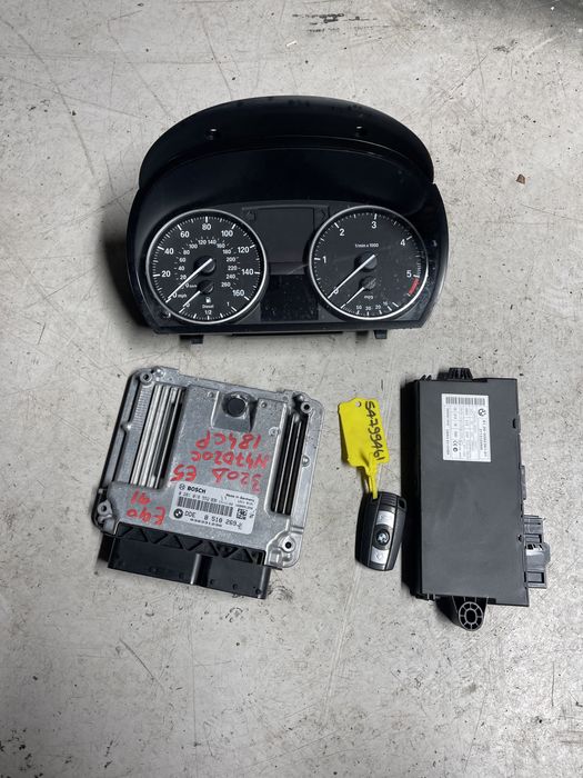 Kit pornire bmw e90 e91 e92 e92 2.0d n47d20c 184cp ecu bmw e90 e91 e92