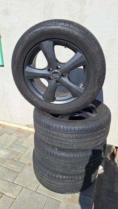 Set Jante Aliaj Ford Kuga / Focus / Mondeo 5x108 R17 + Anvelope Vară Barum