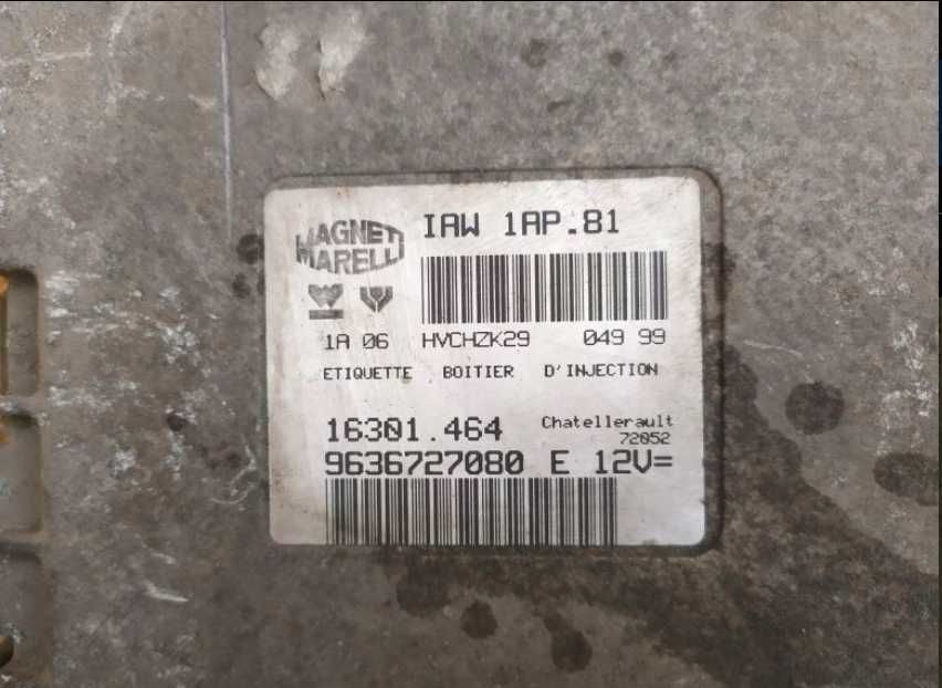 Контролер на двигателя Peugeot 206 1.4 9636727080