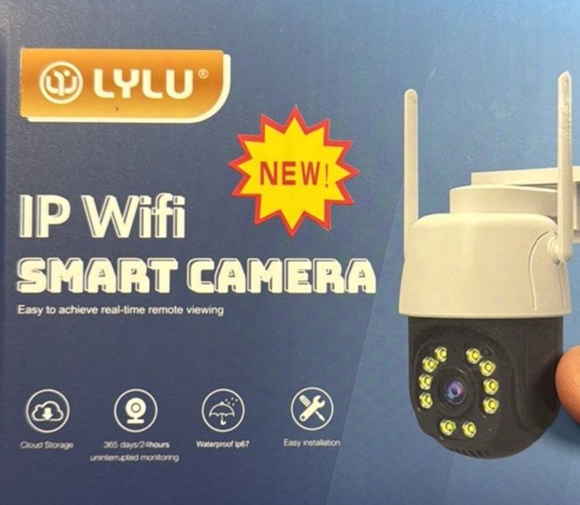 Куполна WiFi камера с ICSEE - ВОДОУСТОЙЧИВА IP CAMERA 5.0MP/350°