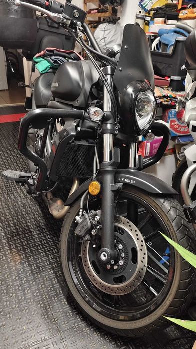Vulcan S 650 ABS hibernează in garaj încălzit