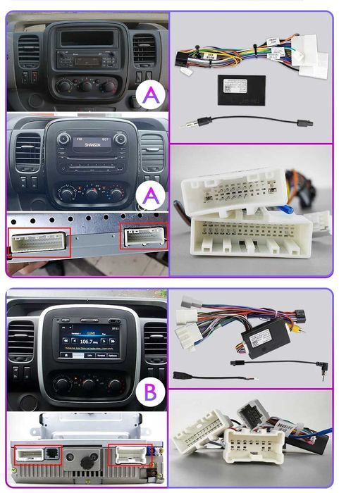 Мултимедия 9″ Android 14 за RENAULT TRAFIC III OPEL VIVARO B Carplay