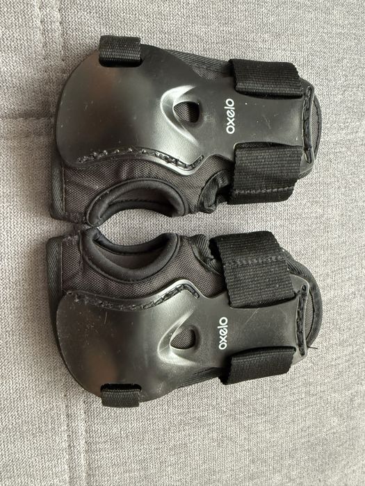 Set 3 perechi protecţii Play Negru Copii Oxelo S