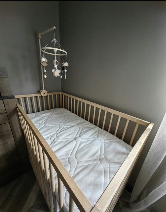 Бебешко креватче / кошара Sniglar + обиколници и въртележка