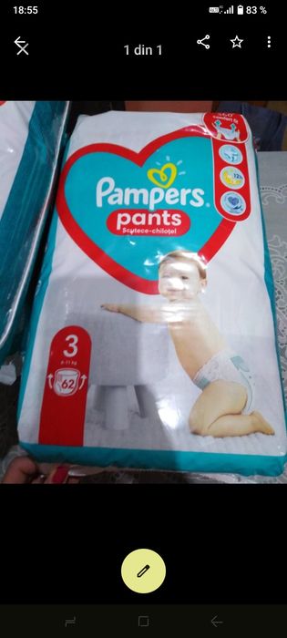 Pampers chiloțel Nr 3