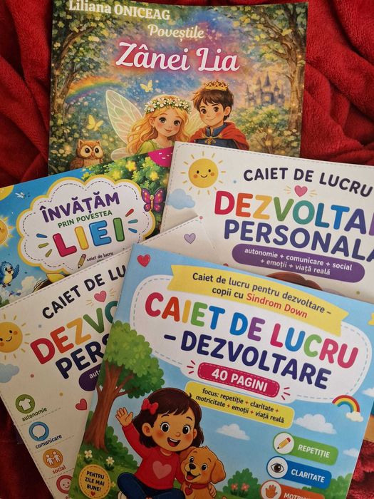Pachet promotional Povestile Zanei Lia si caiete de lucru