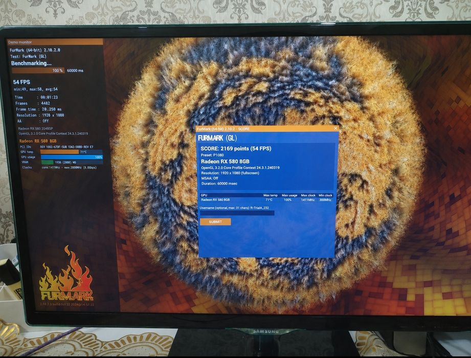 Видеокарта RX 580 8гб