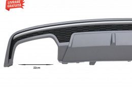 Difuzor Bara Spate Audi A7 4G Facelift (2015-2018) S7 Design
