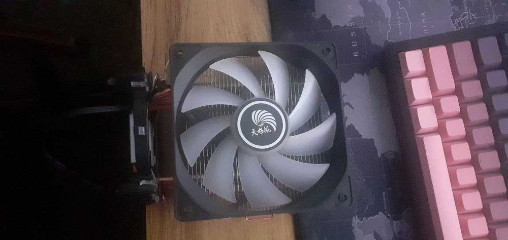 кулер для процессора rgb - башня 4 тепловых трубки для Intel и AMD