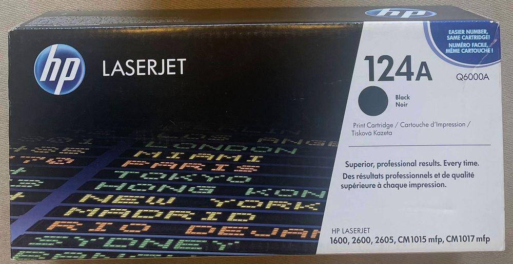 Toner HP 124A Q6000A Negru - Nou/Original/Sigilat