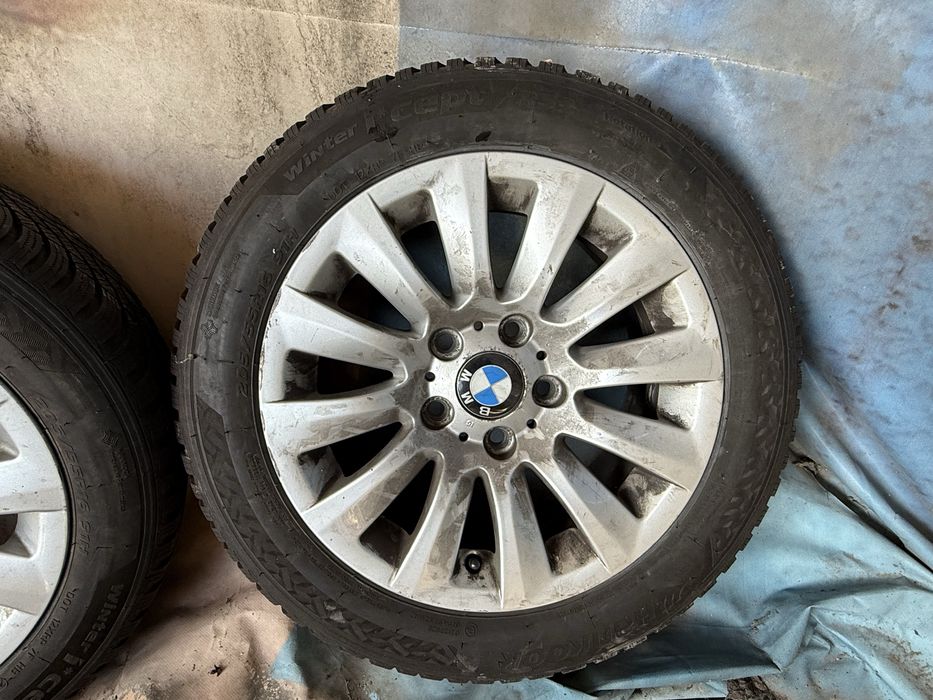 Jante Bmw Seria 1 3 5 cu anvelope iarna Hankook noi 205/55/16