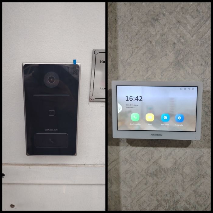 Kamera va damafon ustanovka xizmatlari