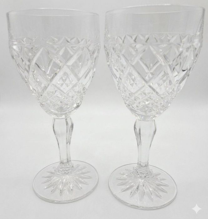 Set de 2 pahare de Crystal de Bohemia Cehia