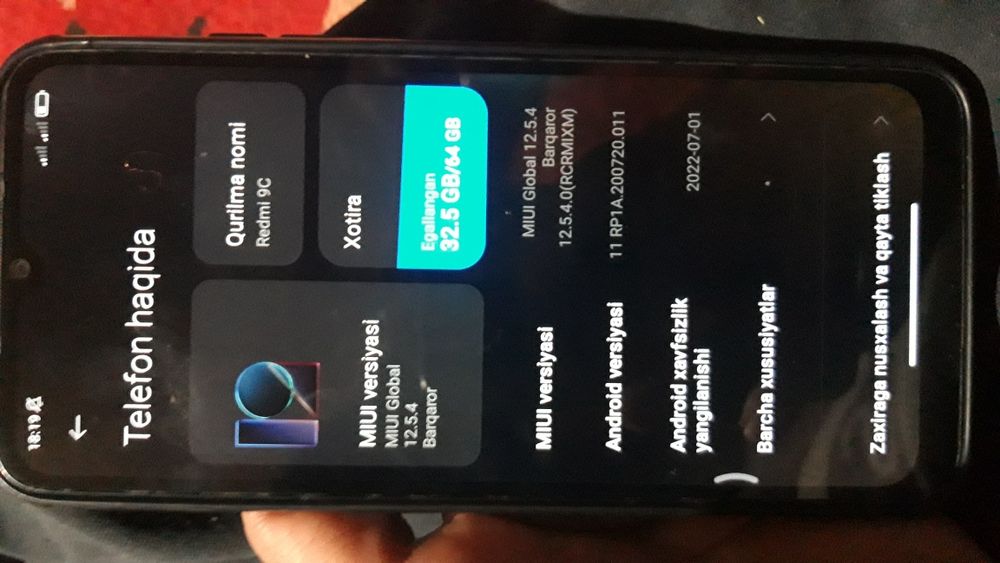 Redmi 9c sotiladi holati yaxshi