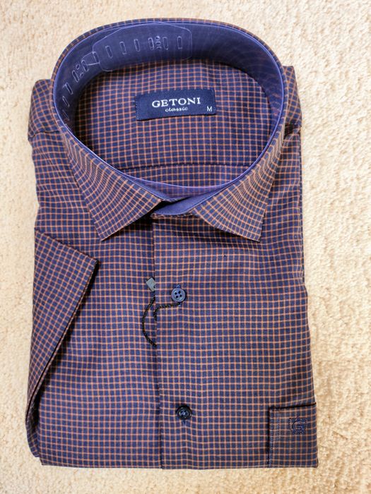 Мъжки ризи НОВИ класически с копчета - размер М и L