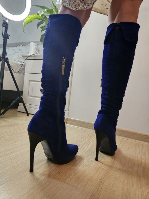 Сапоги замша 37 р.