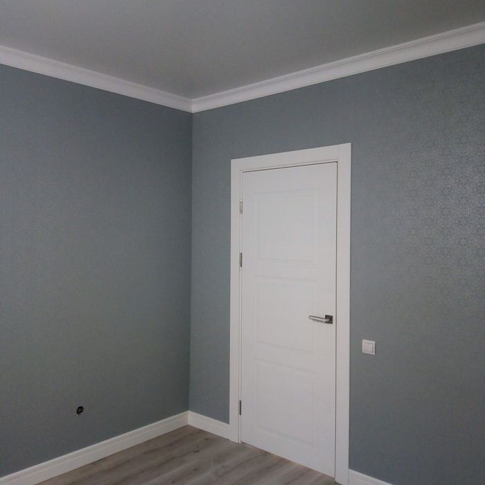 Поклейка обоев, галтель