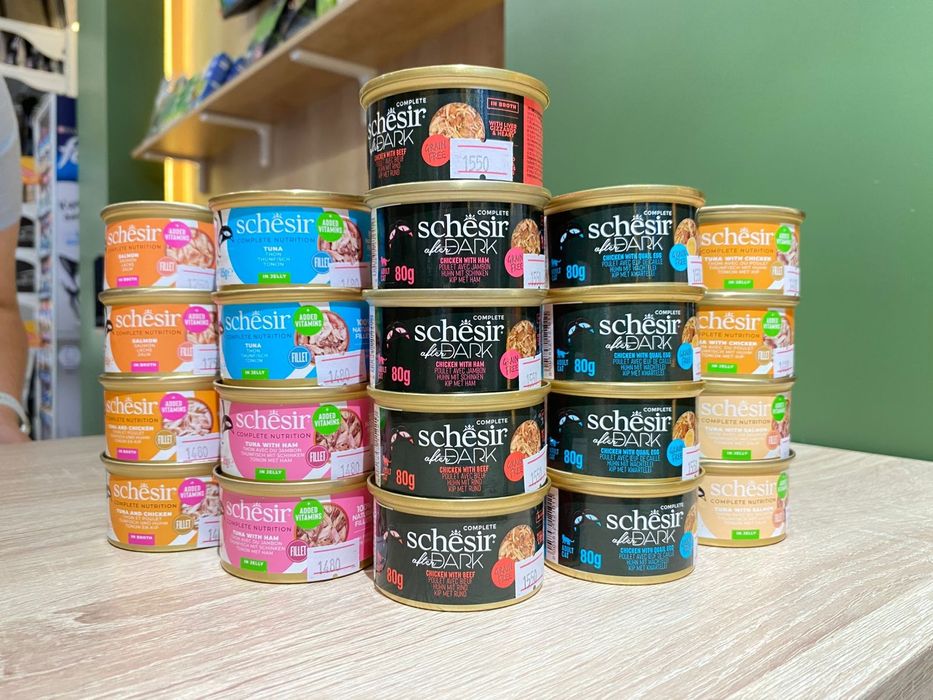 Schesir в баночках для кошек