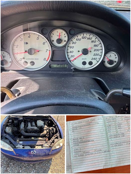 REZERVAT !- Buhusi - Mazda MX 5 MIRACLE  1.6 / 110 CP 2001 Nardi