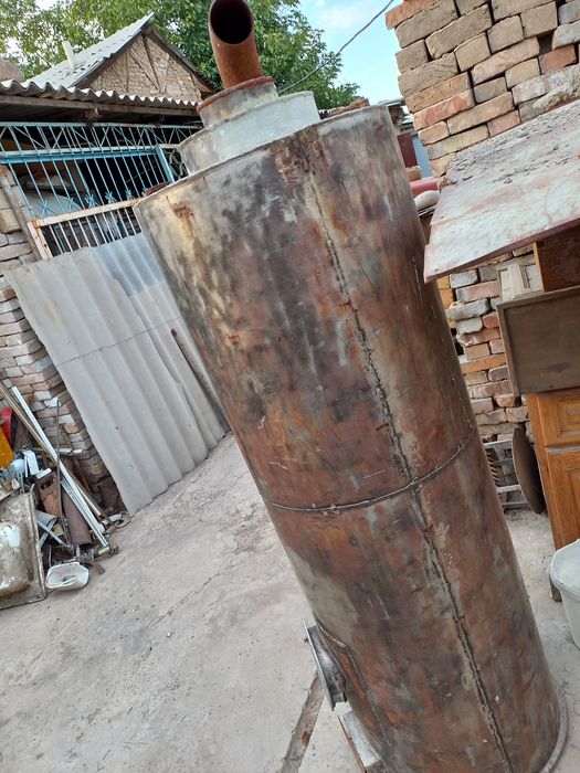 Котёл для отопления из нержавейки (советский)