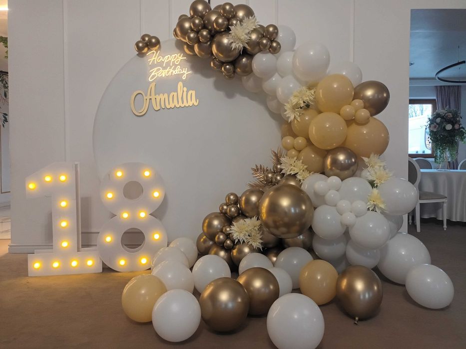 Photocorner majorat Arcada baloane zi de nastere Decor aniversare