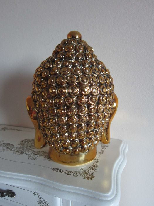 cadou rar Feng Shui Buddha auriu Olanda 1990 dimensiuni 18x 11cm