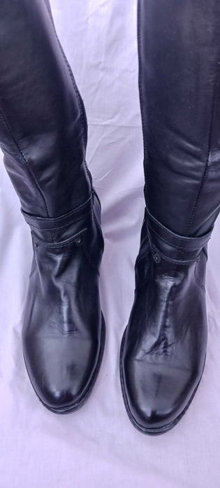 Кожени нови български ботуши