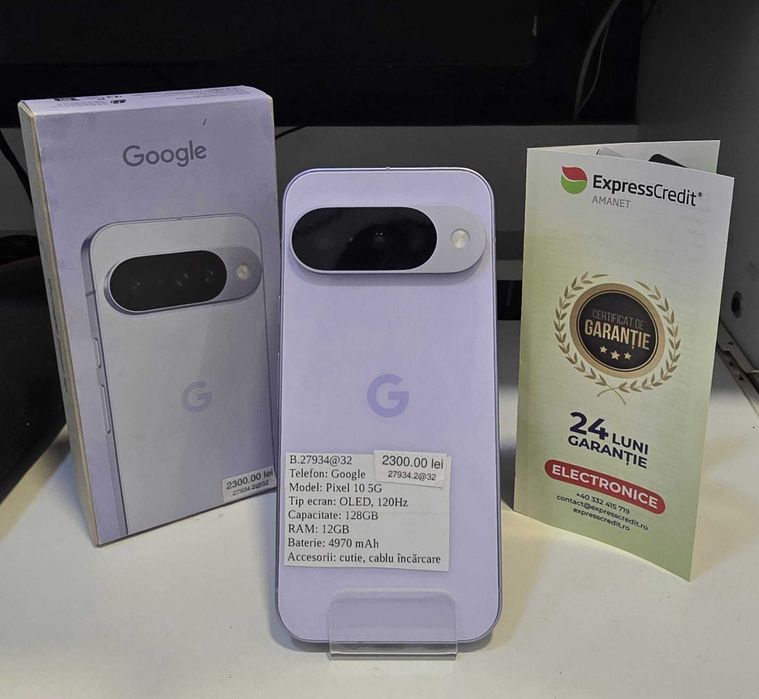 Telefon Google Pixel 10 5G (AG32 B27934.2) 2 ANI GARANTIE!