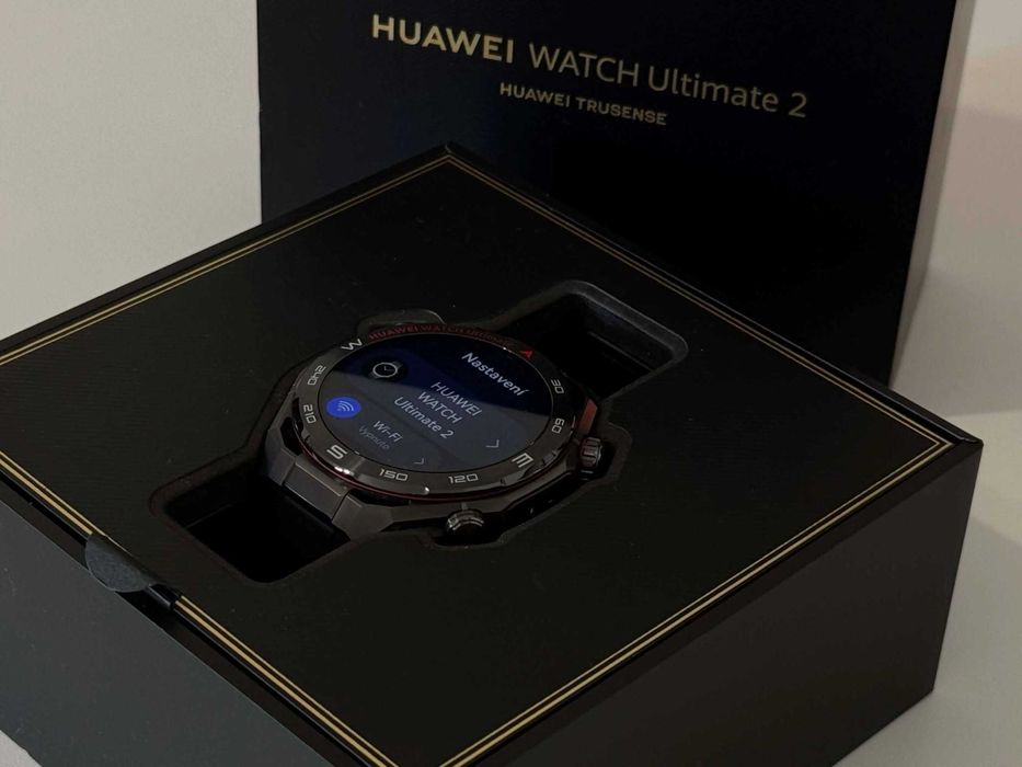 Бартер! Като НОВ! Гаранция! Huawei Watch Ultimate 2 Black Zircon (Черен циркониев корпус)