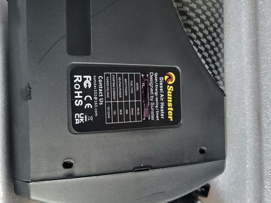 Sirocou auto 12v, 8kw cu telecmandă marca Vevor. Piese sirocou