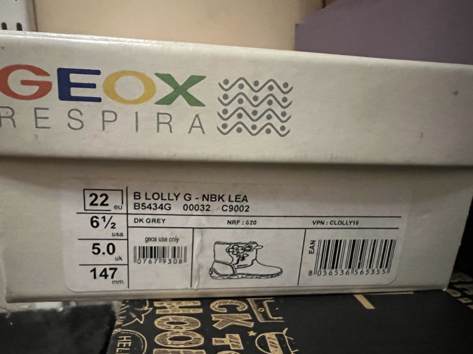 Geox ботинки для девочки оригинал из Европы