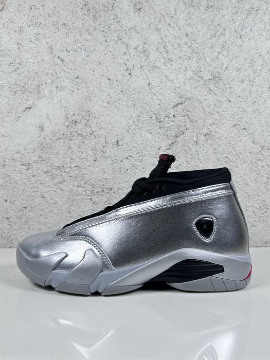 Air Jordan 14 Retro Low Metalic Silver