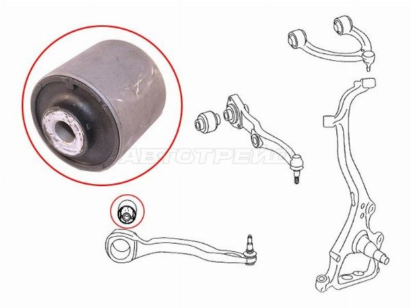 Сайлентблок Mercedes-Benz S-Class 05-13 / CL-Class 06-14 Mercedes-benz